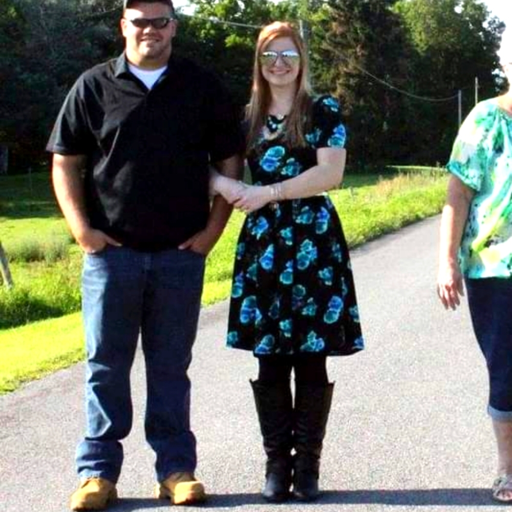 Lularoe Black & Blue Floral Amelia Dress 💙🦋